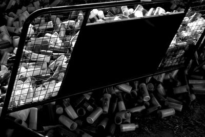 Row of objects in row