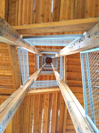 Directly below shot of lookout tower