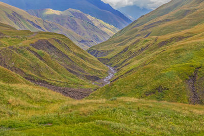 Scenic view of valley