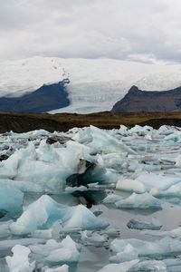 Jökulsárlón glacier lake in iceland