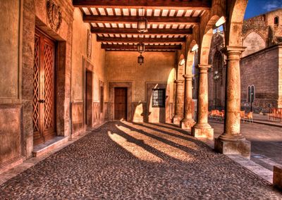 Interior of old building