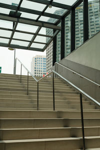 Low angle view of staircase