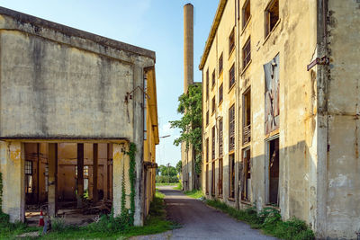 The old paper mill used to produce paper and banknotes during world war ii, 