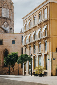 Low angle view of building against sky