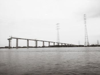 Bridge over calm river