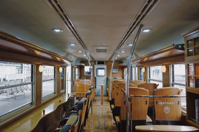 Interior of train