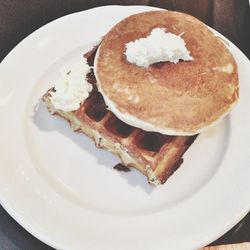 Close-up of food in plate