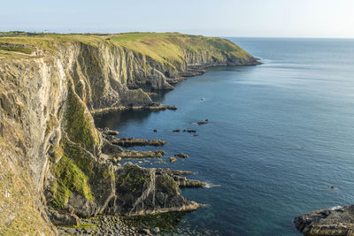 Kinsale, ireland - august 28 2021 the old head of kinsale and cliffs