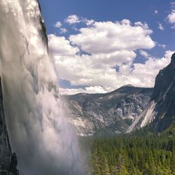 Panoramic view of landscape against sky