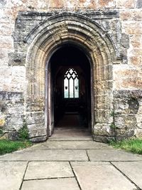 Corridor of historic building