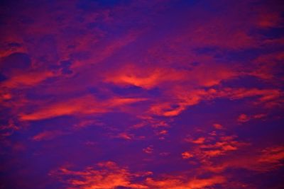 Low angle view of dramatic sky