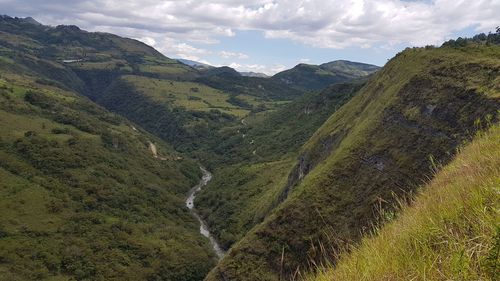 Scenic view of landscape against sky