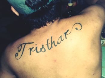 Close-up of text on paper