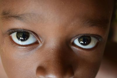 Close-up portrait of human eye