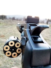 Close-up of metal