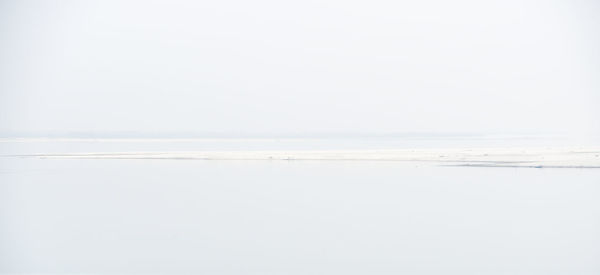 Close-up of water against sky