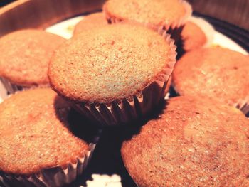 Close-up of cupcakes