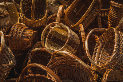 Full frame shot of fishing net