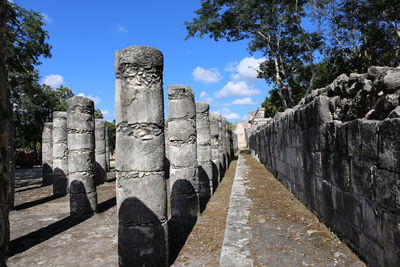 Panoramic view of historical building against sky