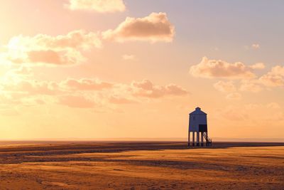 Rural scene during sunset