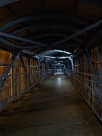 Interior of tunnel