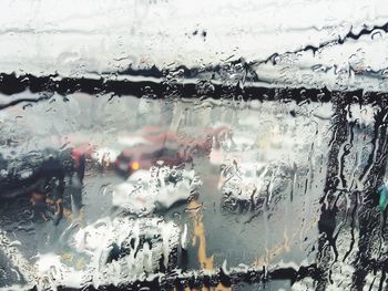 Rain drops on white background