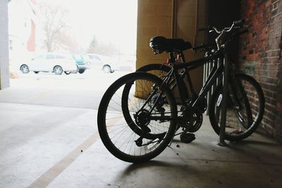 Bicycle in city