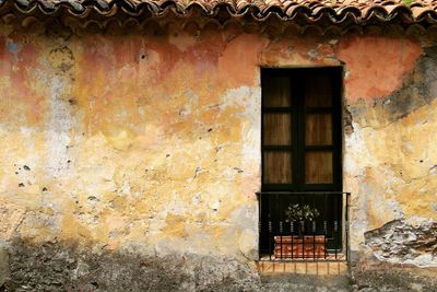 Window of old building