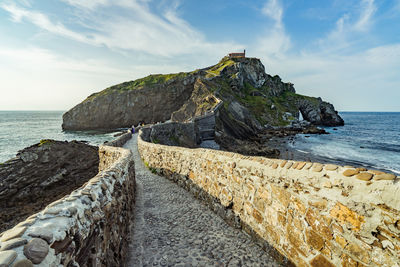 Panoramic view of sea against sky