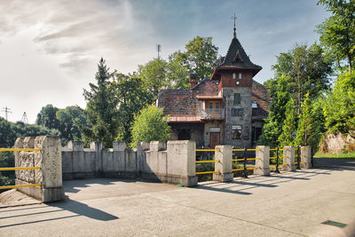 View of temple against sky