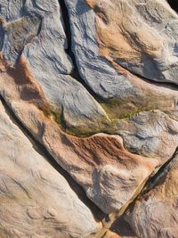 Full frame shot of rock formation