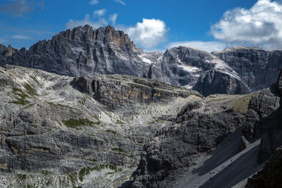 Croda di rossa and fiscalina valley, italian alps, trentino alto adige