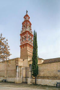 Low angle view of church against sky