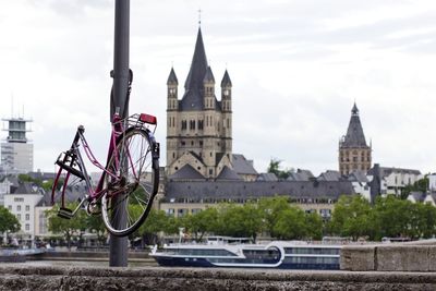 Bicycles in front of a building