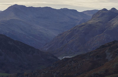 Scenic view of mountains