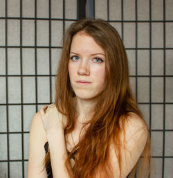 Portrait of a beautiful young woman