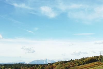 Scenic view of landscape against sky