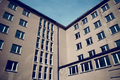 Low angle view of building against sky