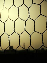 Close-up of chainlink fence