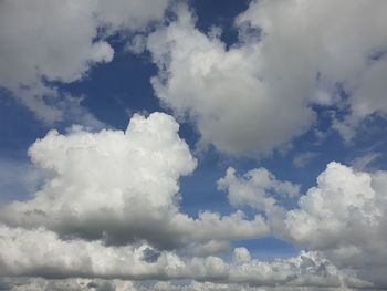 Low angle view of clouds in sky