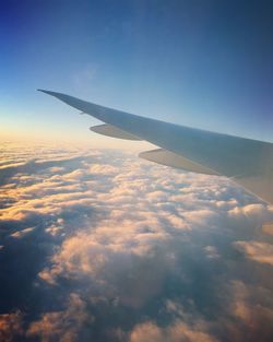 Aerial view of cloudscape