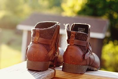 Close-up of shoes