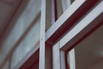 Low angle view of patterned wall