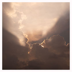 Low angle view of lightning in sky