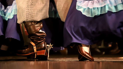 Low section of people standing outdoors