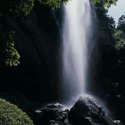 River flowing through rocks