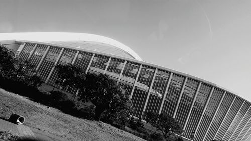 Low angle view of modern building