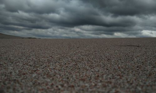 Scenic view of dramatic sky over landscape