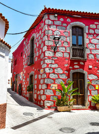 Low angle view of old building