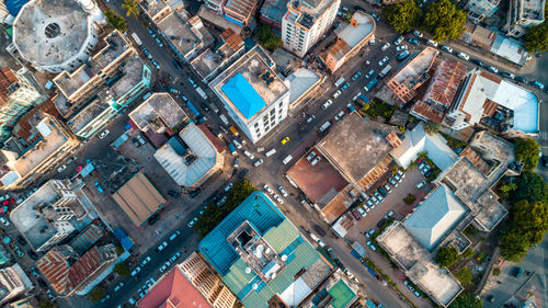 Aerial view of the haven of peace, city of dar es salaam